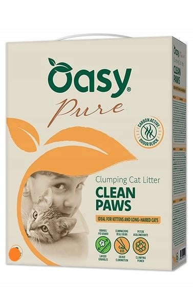Oasy Mineral Pure litter - CLEAN PAWS 10L