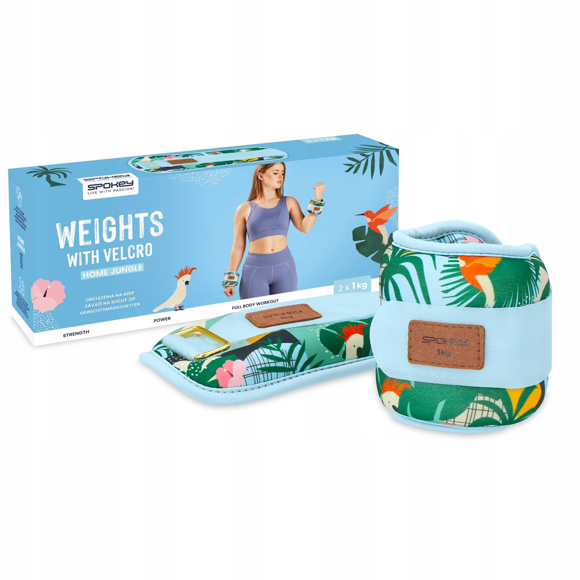 Gewichte für Hände und Füße Spokey Jungle, 2x1kg 