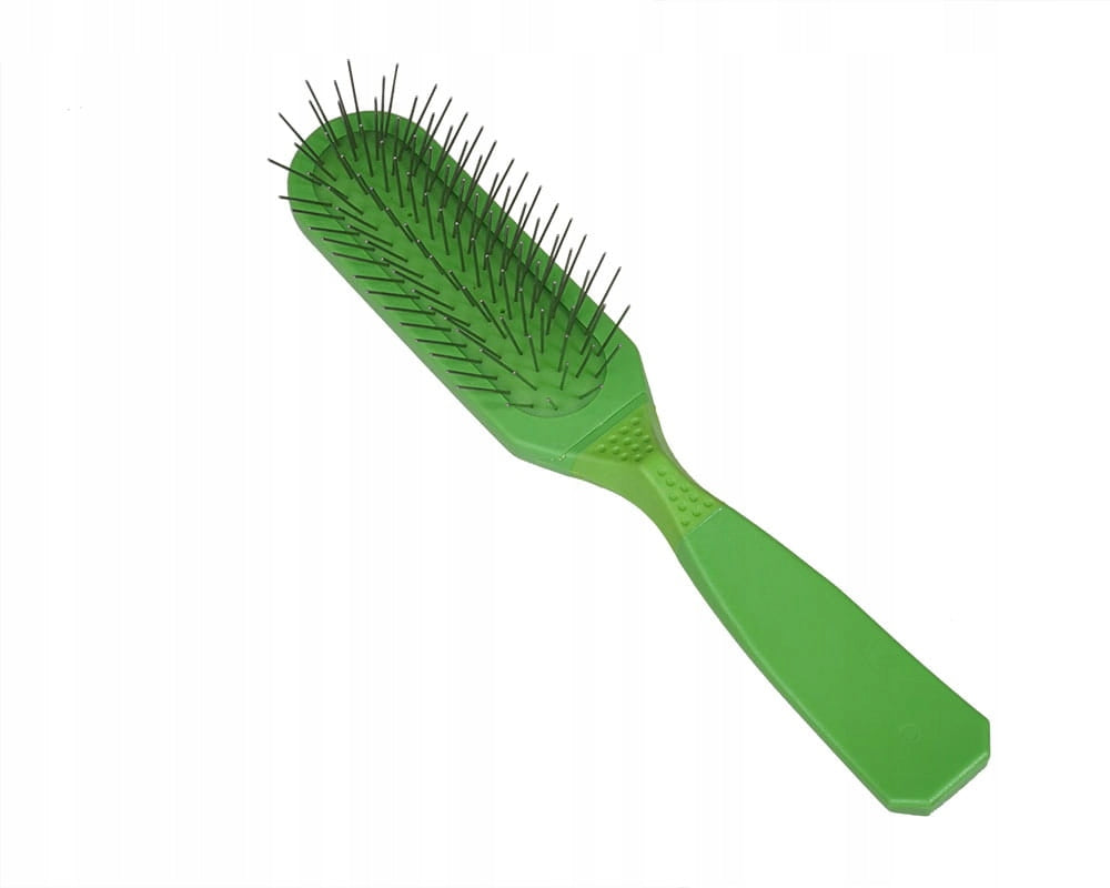 Oblong Pin Brush - Lime ,SOFT - by Madan's