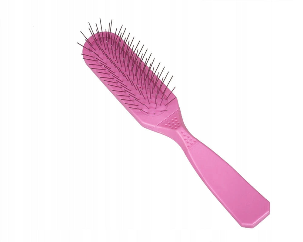 Oblong Pin Brush - Pink ,SOFT - by Madan's