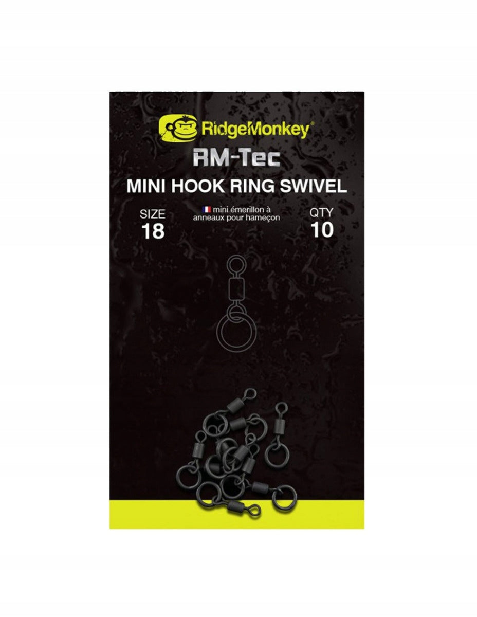 Obratlík Ridgemonkey Mini Hook Ring Swivel