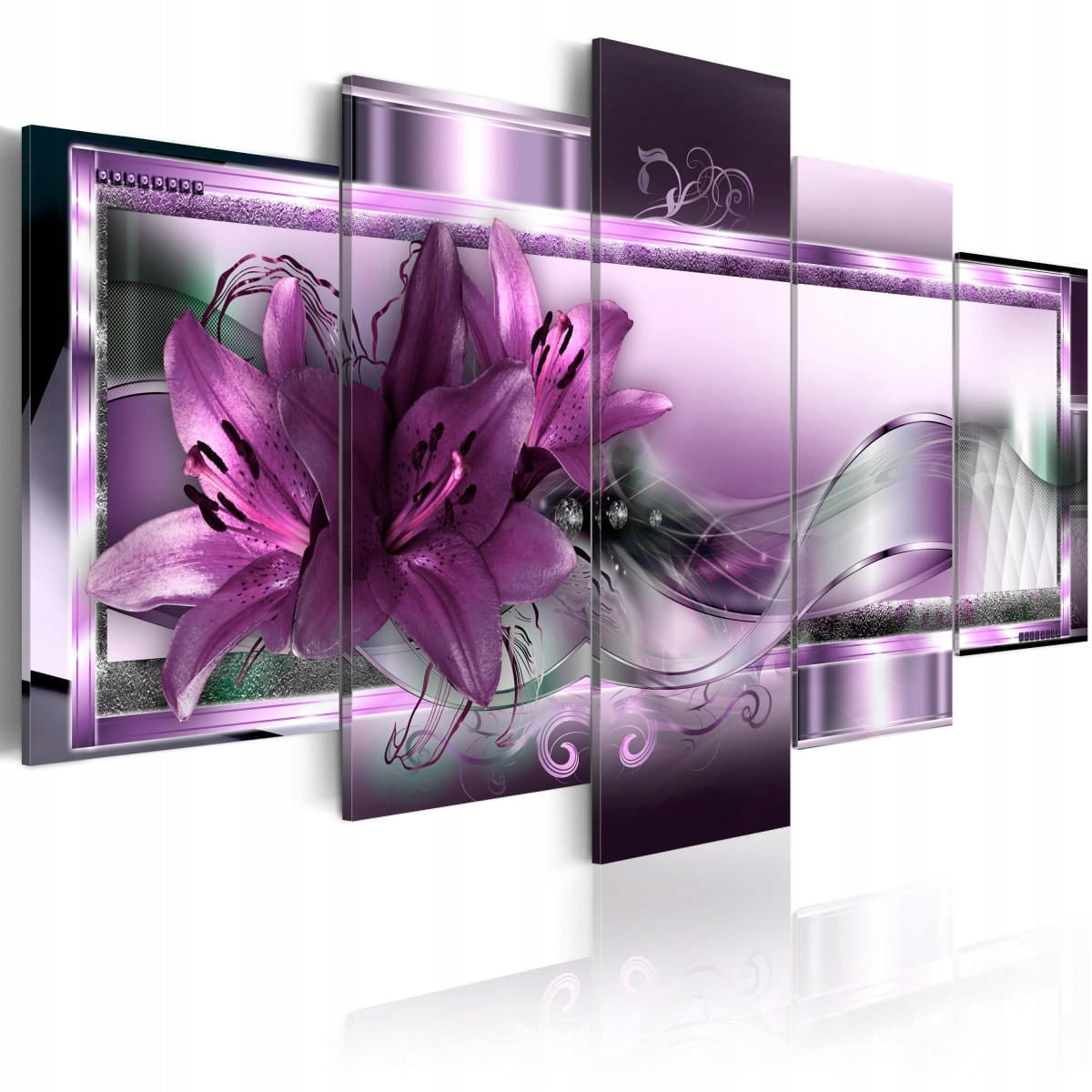 Bild - Purple Lilies 