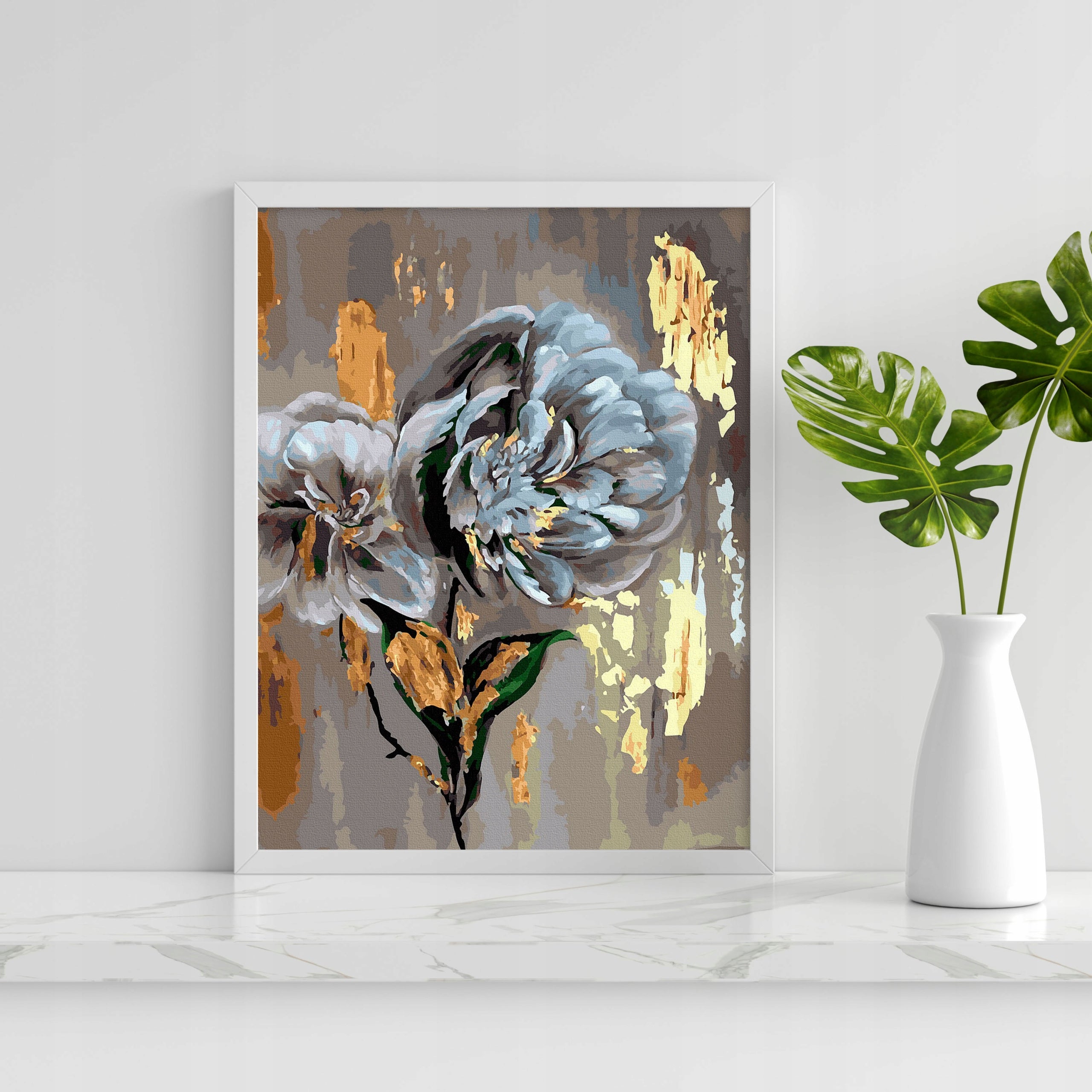 Malen nach Zahlen Oh Kunst! Wunderschöne Blumen, 40x50 cm 