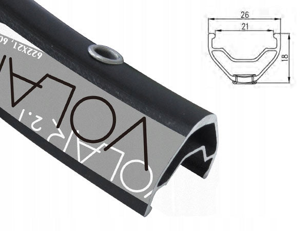 Ratlankis dviračiui Alexrims Volar 2.1 27.5"x32