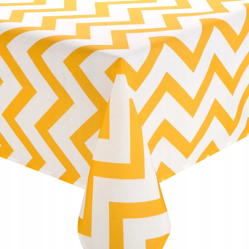 Ambition Tischdecke Yellow Stripes, 130x160 cm 