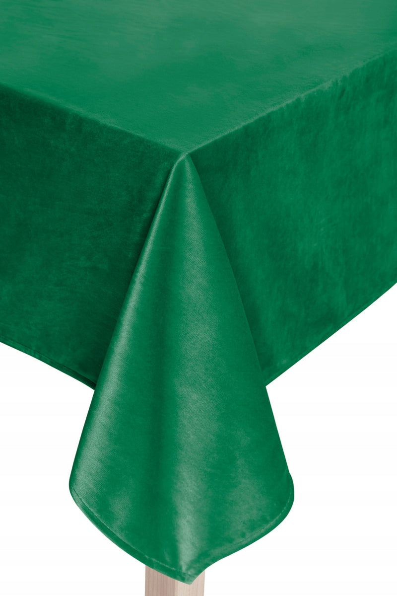 Weiche A559-Velours-Tischdecke, grün 