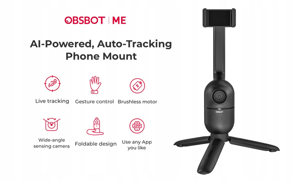 Obsbot Me Gimbal Phone holder Face tracking Manufacturer code Me
