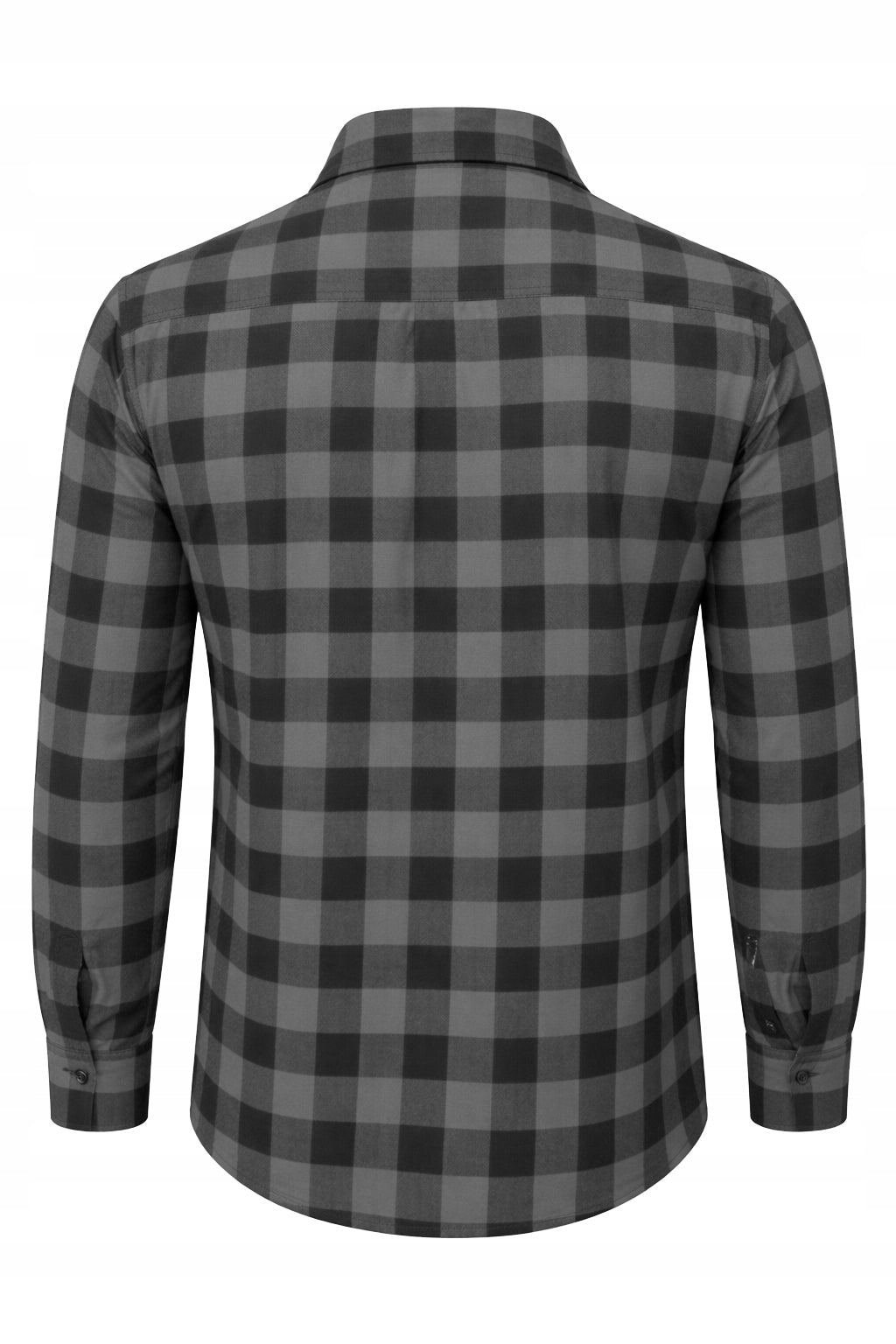Occupational Health and Safety FLANNEL SHIRT Men's COTTON 100% Grey GRATING For Work Manufacturer code FLANELA KING BHP HR GRAY
