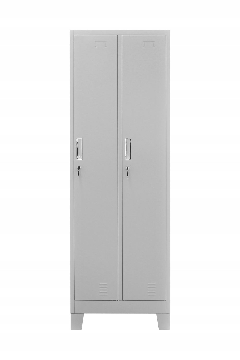 Occupational health and safety clothing cabinet KTD two-door 180x60x45cm GREY Brand KTD