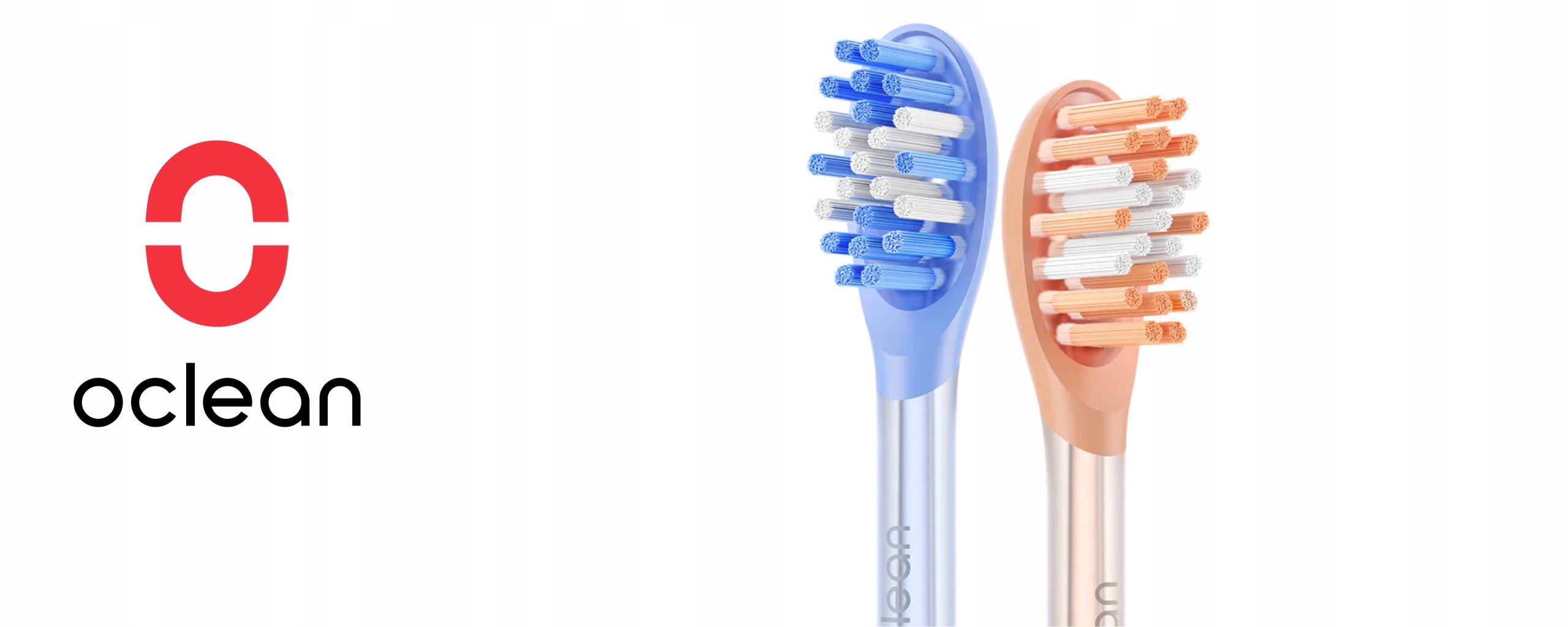 Oclean Easy Clean Clean Toothbrush Head, 2pcs Orange Manufacturer code C04000355