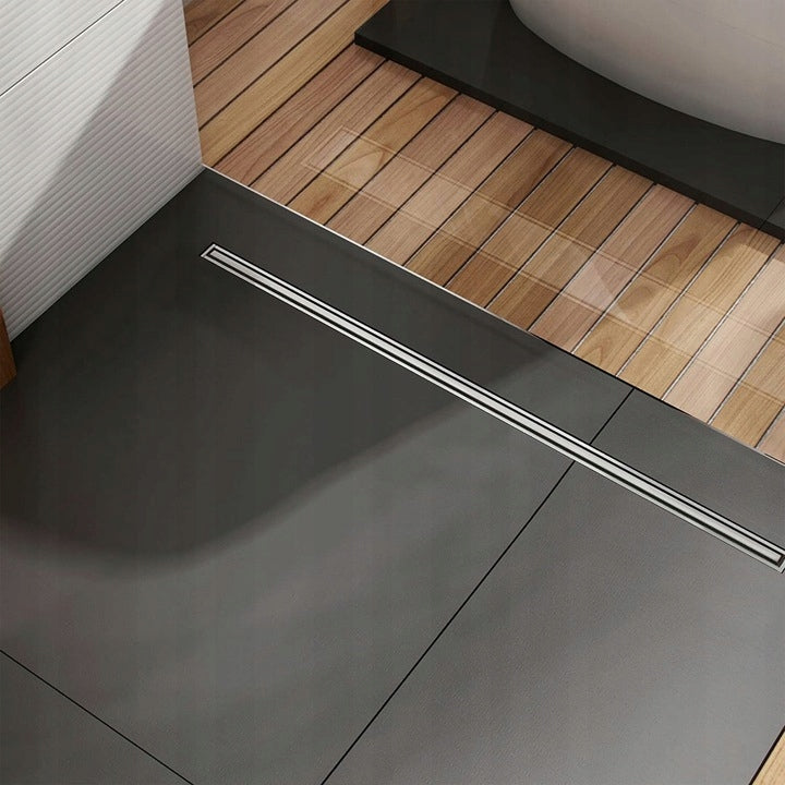 Eco360 Slim 80 Chrom-Linear-Duschrinne 