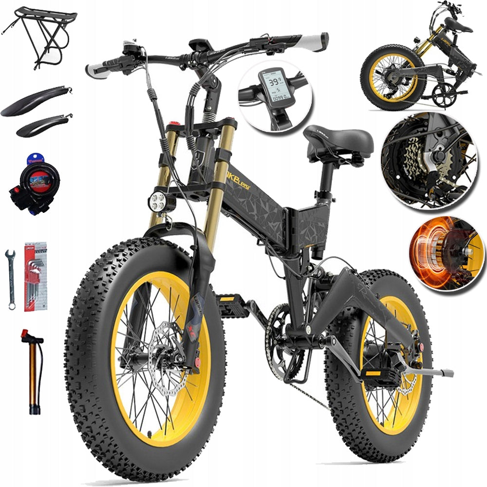 Off-road Electric Vehicle LANKELEISI X3000PLUS 1000W 48V 45KM/H 120KM Packaging status original