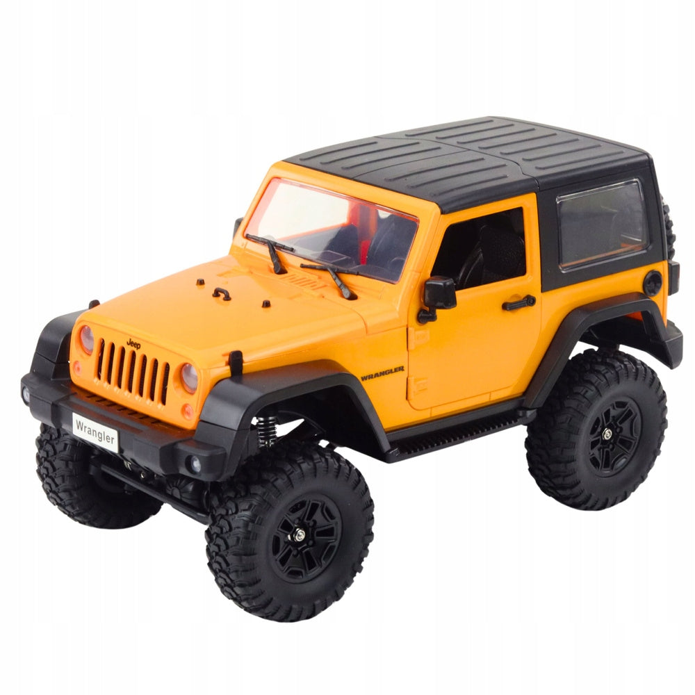 Off-road Remote Controlled Car RC Jeep Wrangler Rock Crawler 1:14 Double Brand LEAN Toys