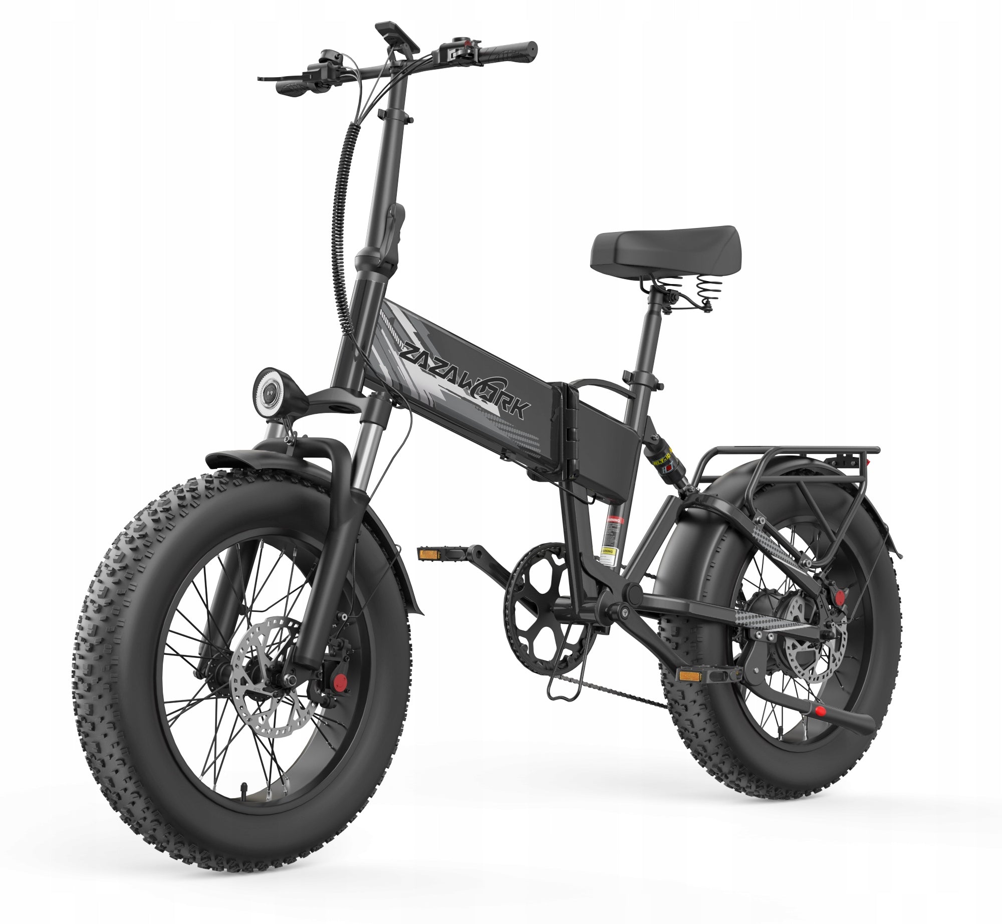 Off-road ZAZAWORK Thick Tyre Electric Vehicle 1500W 48V 20AH 45KM/H 20" Packaging status original