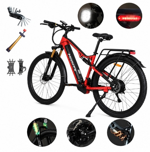 Off-road electric vehicle HedaTX TX19 1000W 19,2Ah wheels 29" 27s 45km/h