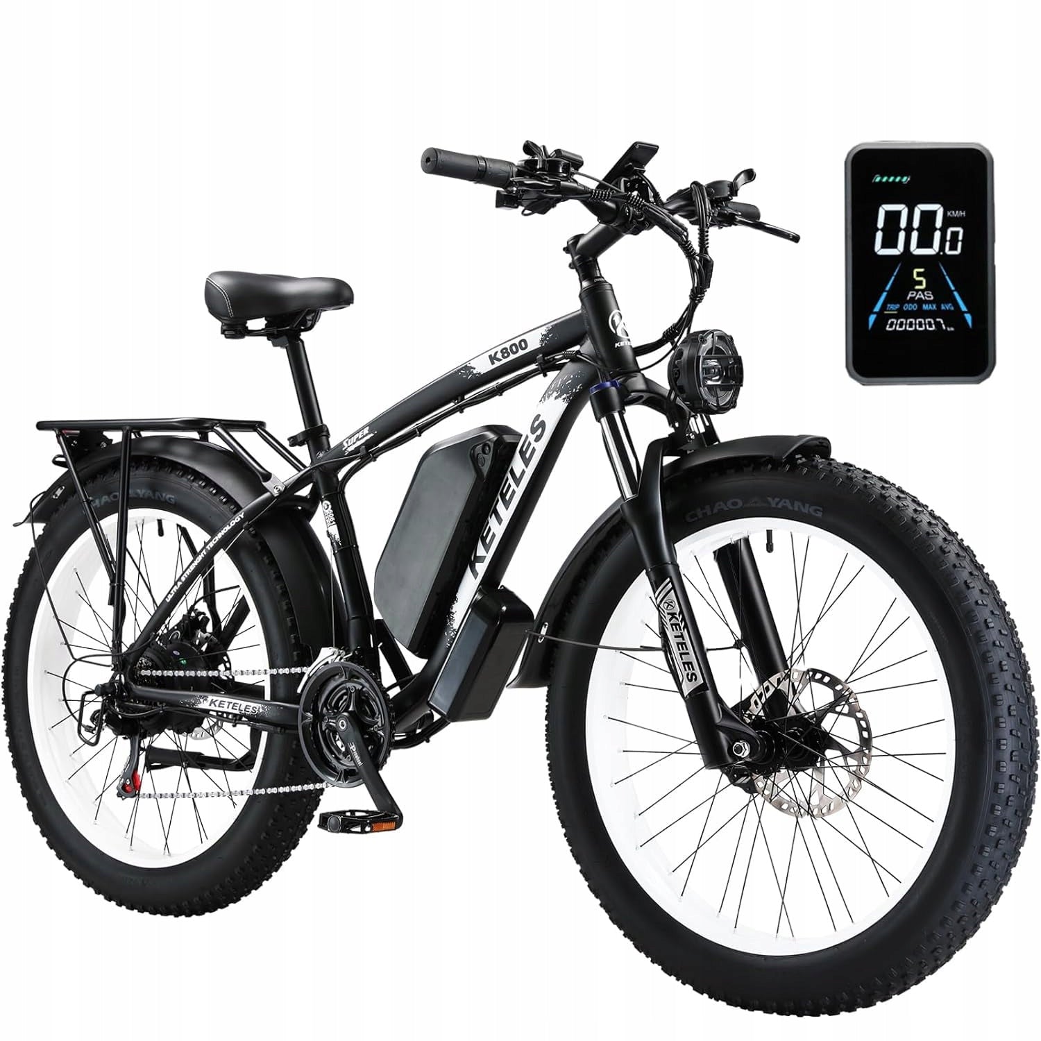 Off-road electric vehicle KETELES K800 2000W 55KM/H 48V 23Ah 100km Manufacturer code KETELES Pojazd elektryczny 100km Grube opony