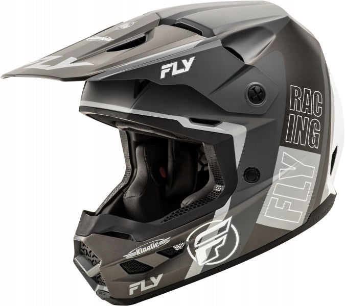 Off-road helmet FLY RACING KINETIC grey/black S