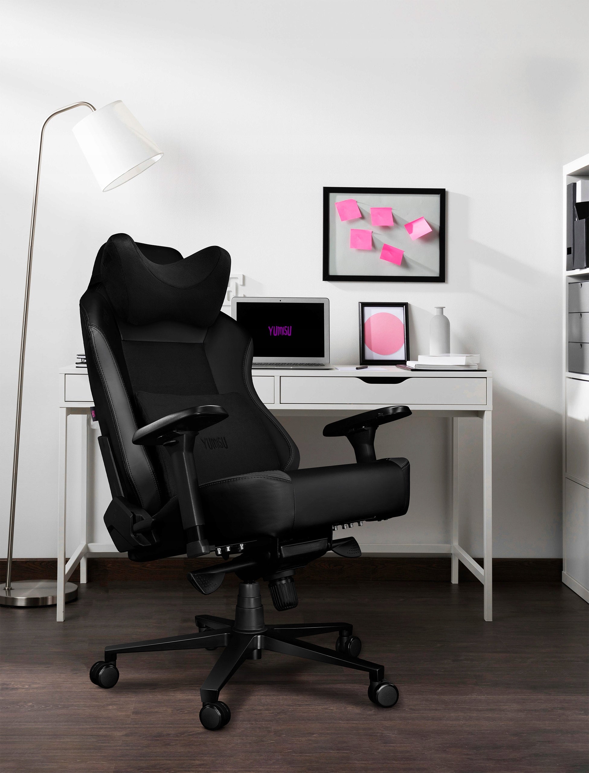 Office Chair Adjustable Swivel Chair for Cabinet Alcantara Leather 150kg EAN (GTIN) 5907222961926