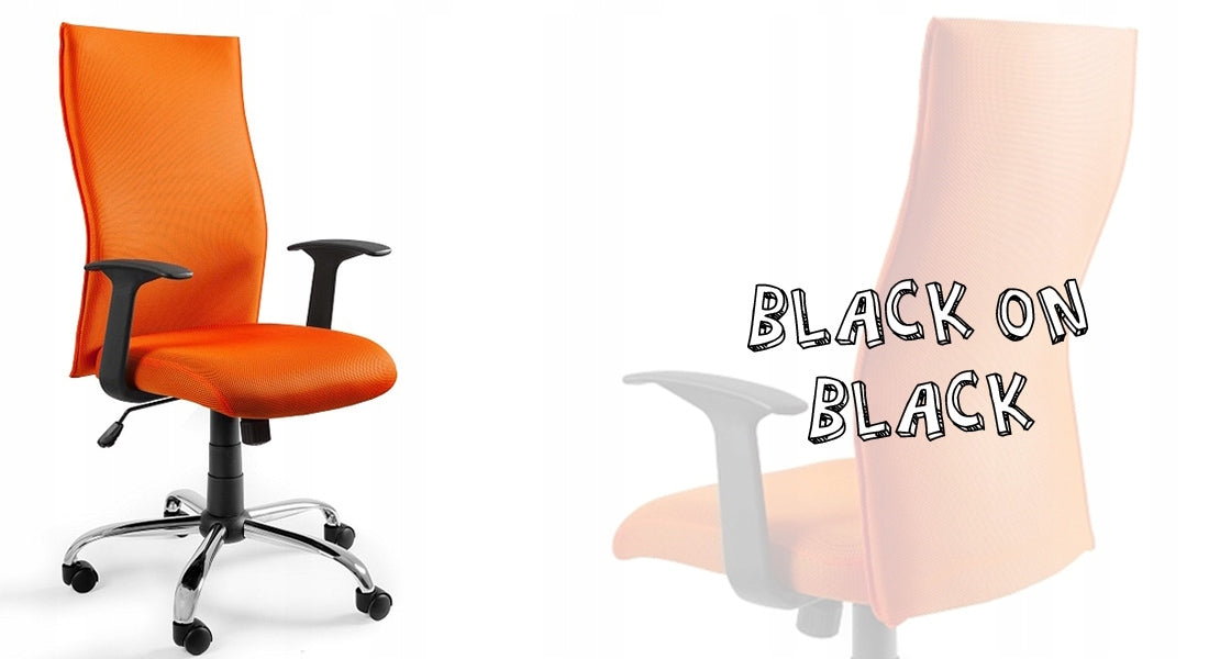 Office Chair Black On Black Orange Unique Brand Unique