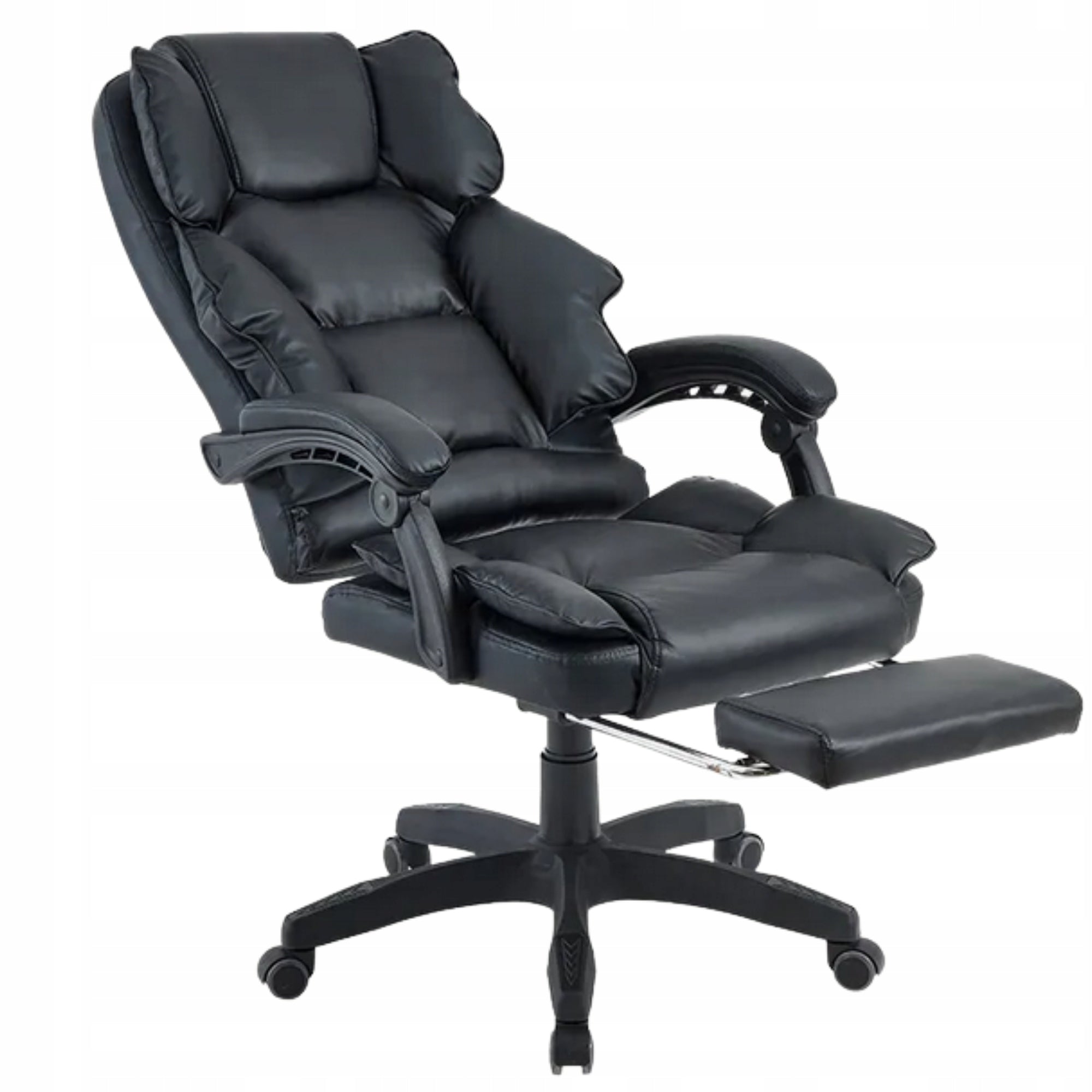 Office Chair Chef Swivel Footrest Work Desk Black Manufacturer code 819 Czarny
