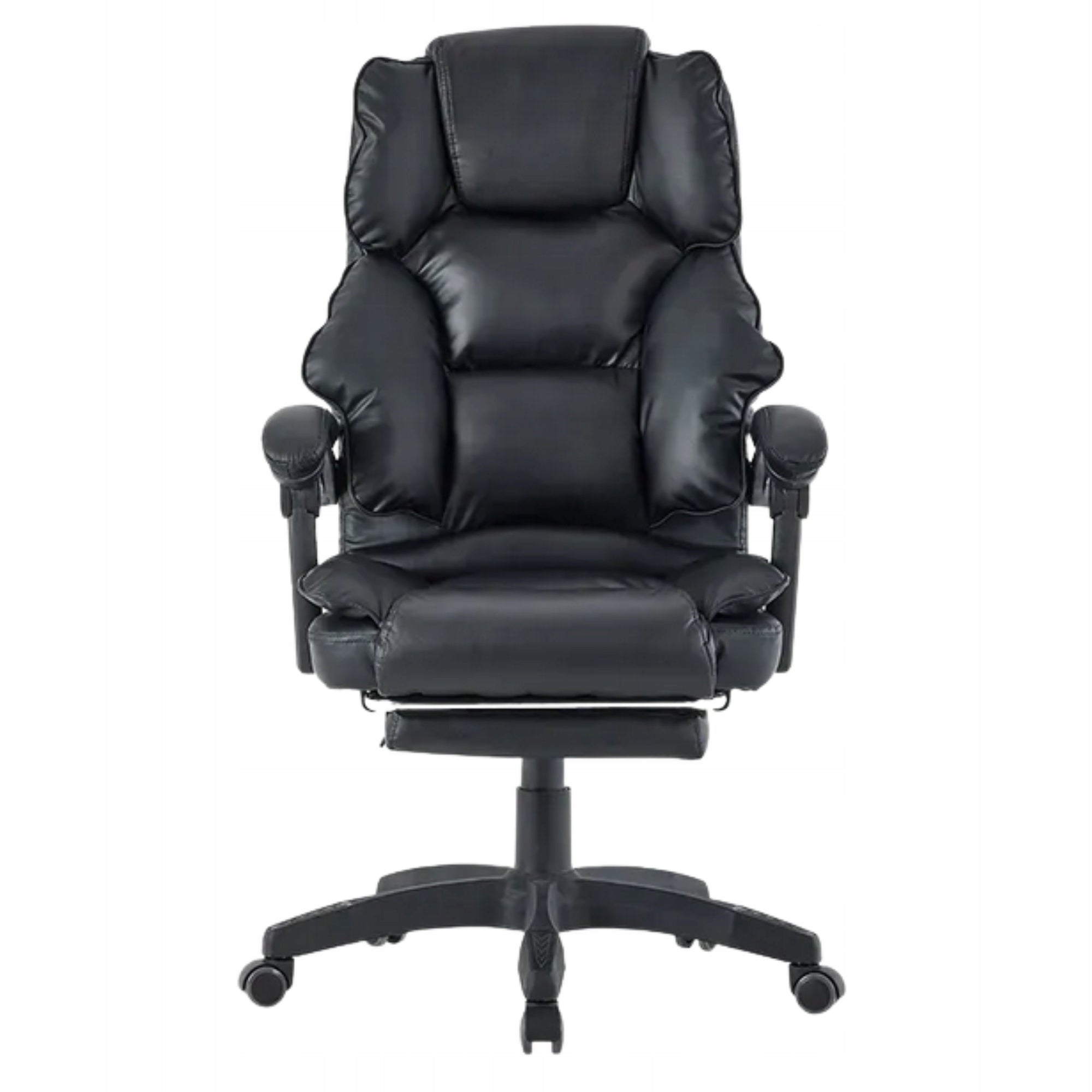 Office Chair Chef Swivel Footrest Work Desk Black Packaging status original
