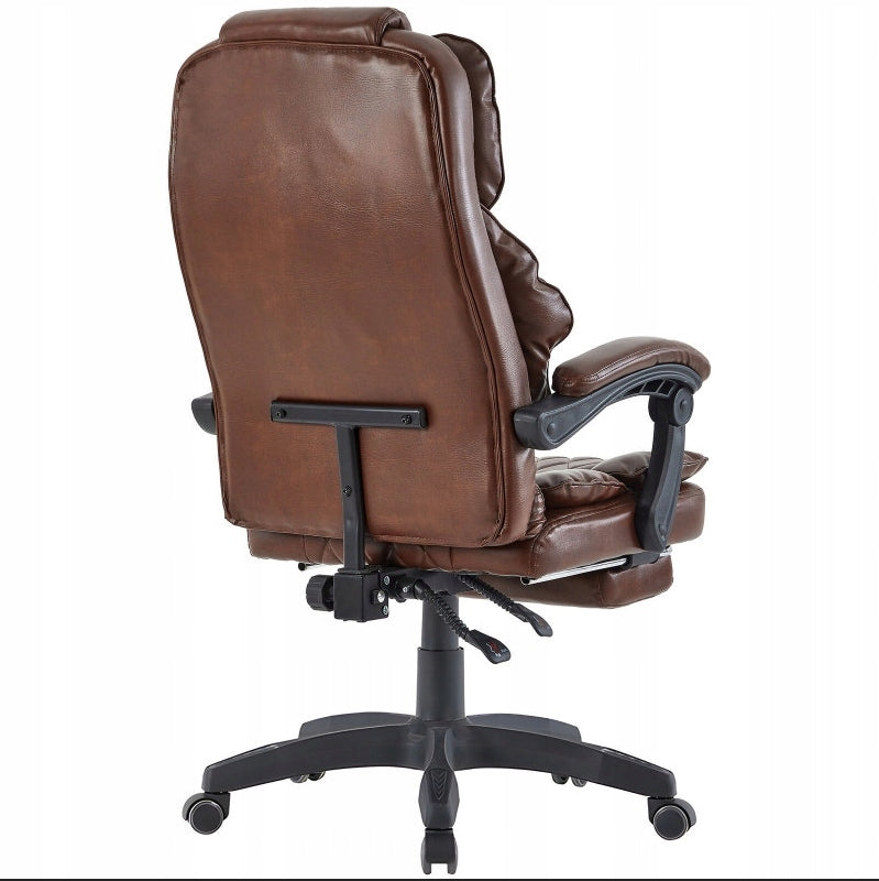 Office Chair Chef Swivel Footrest Work Desk Dark Brown Manufacturer code 819 Ciemny Brąz