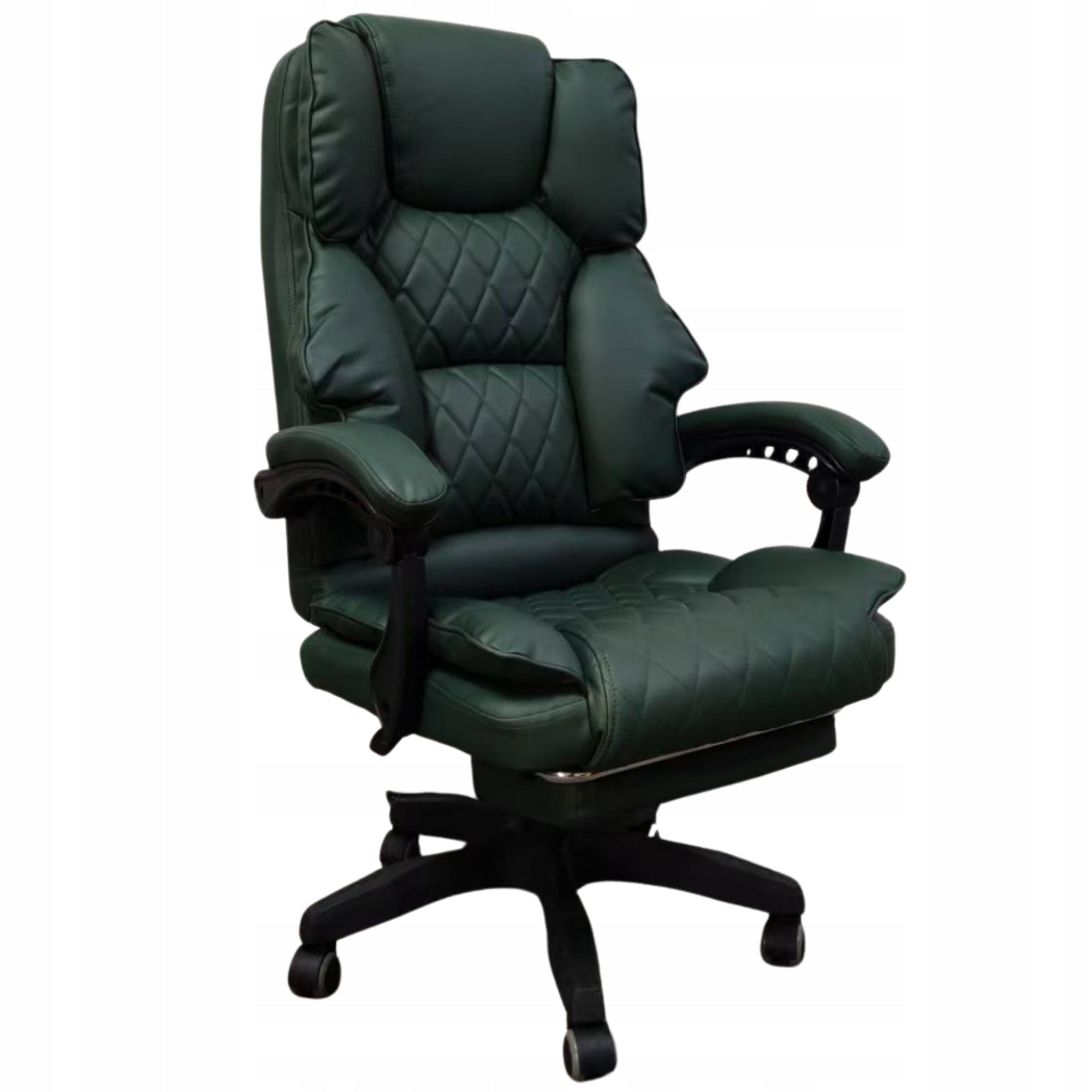 Office Chair Chef Swivel Footrest Work Desk Green Manufacturer code 819-3 Butelkowa Zieleń