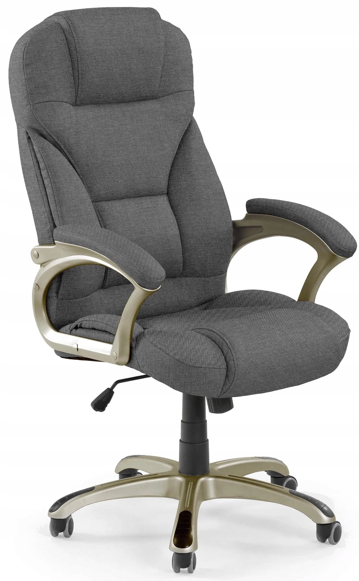Office Chair DESMOND 2 Grey Fabric Multiblock Rotary Halmar