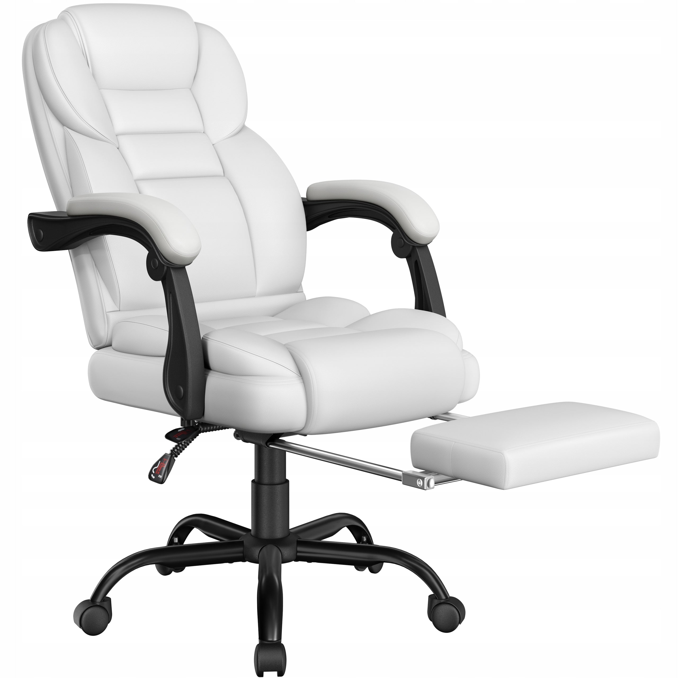 Office Chair Ergonomic Chair, Comfortable, Adjustable, White Brand Yaheetech