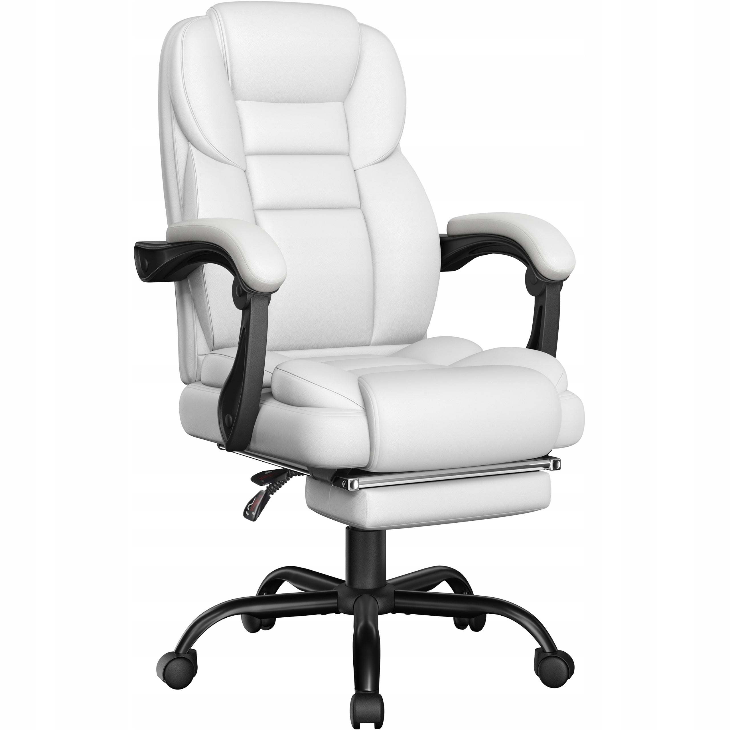 Office Chair Ergonomic Chair, Comfortable, Adjustable, White
