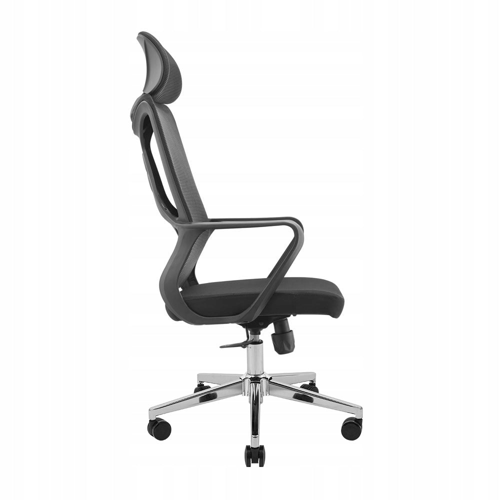 Office Chair Ergonomic RONDI Monero Mesh Headrest Tilt Chrome Black Manufacturer code R00000036877