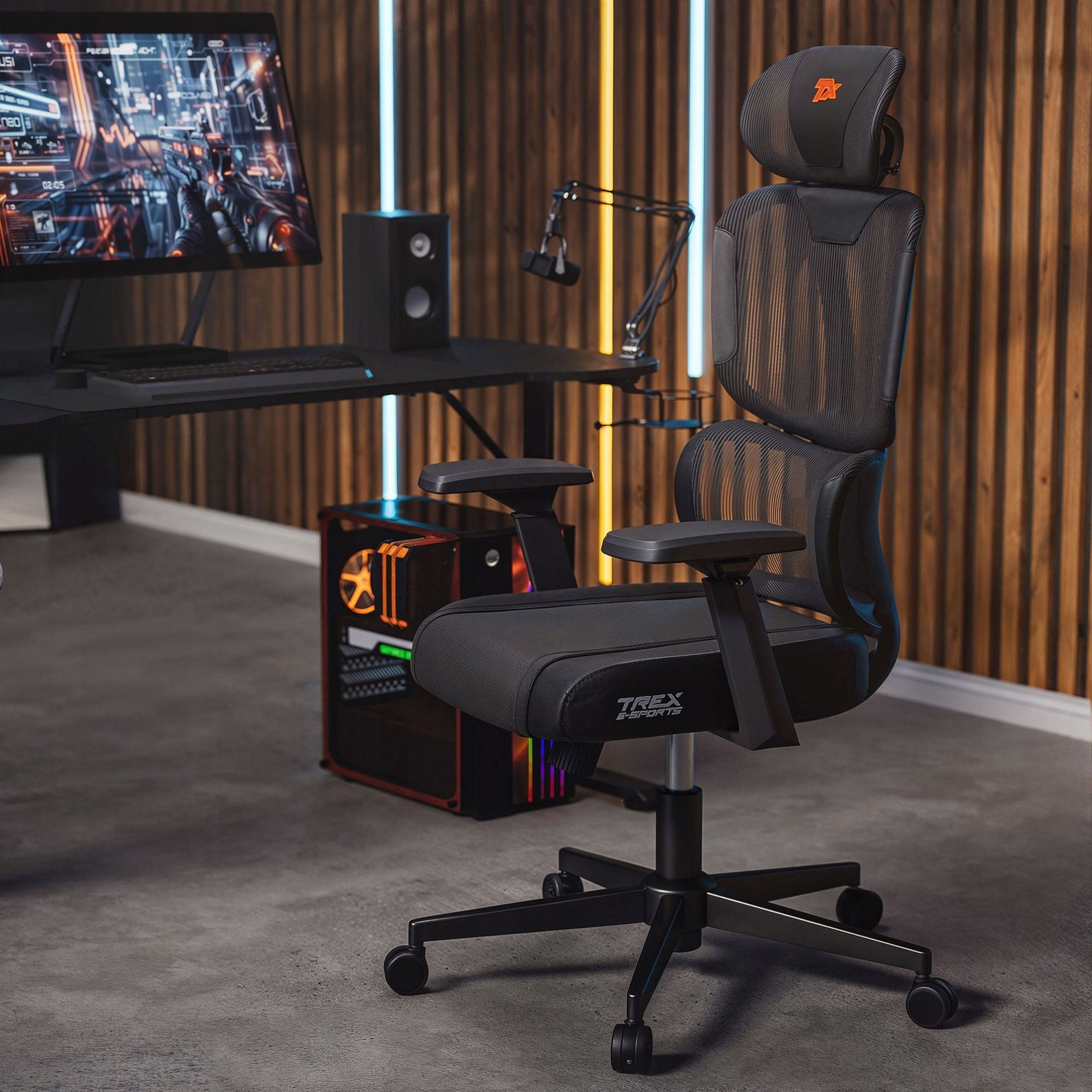 Office Chair Ergonomic Swivel Adjustable 3D ERGONOM TREX E-SPORTS Medical device no
