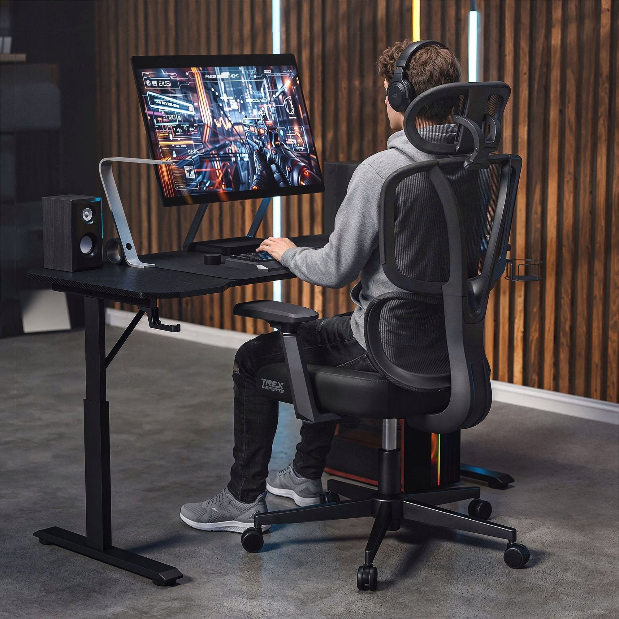 Office Chair Ergonomic Swivel Adjustable 3D ERGONOM TREX E-SPORTS Packaging status original