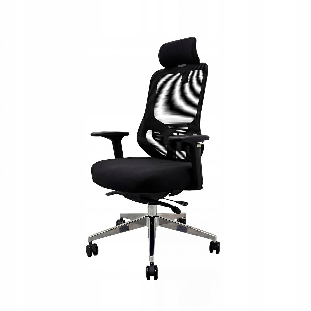 Office Chair Ergonomic Swivel Black with Mesh JAN NOWAK AXIS