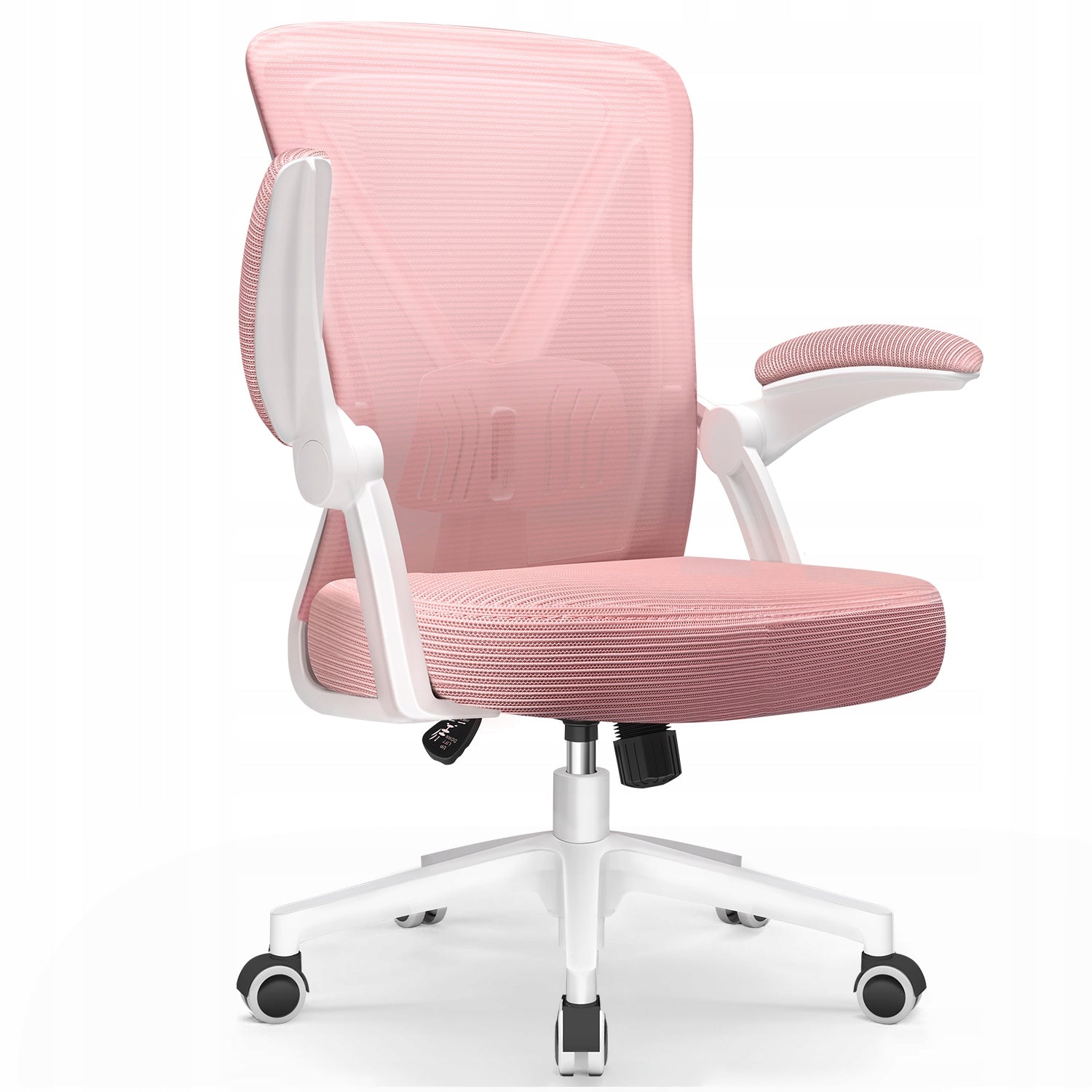 Office Chair Ergonomic Swivel Chair Foldable Armrest