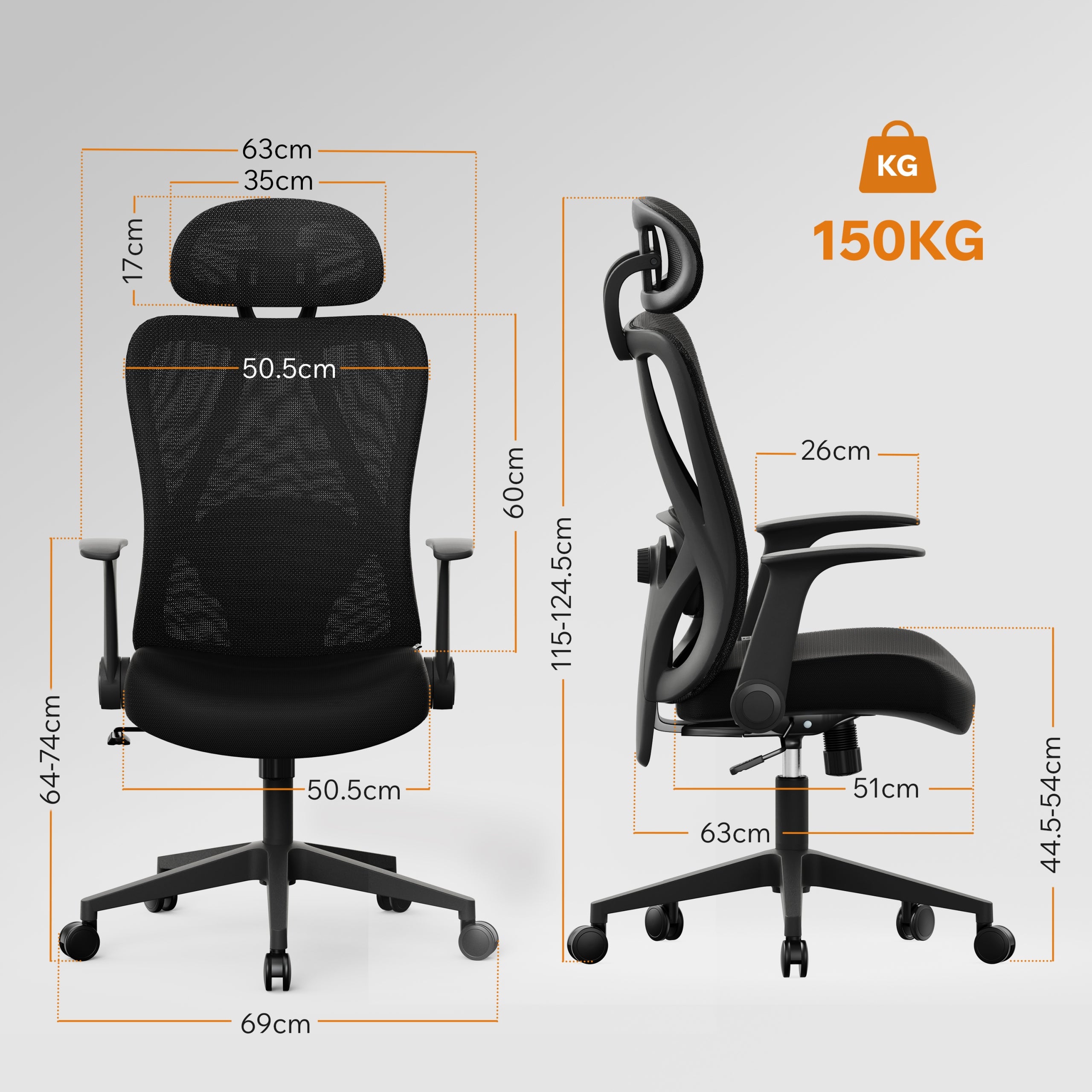 Office Chair Ergonomic Swivel Chair Material Black Sense7 Noxo EAN (GTIN) 5902659848109