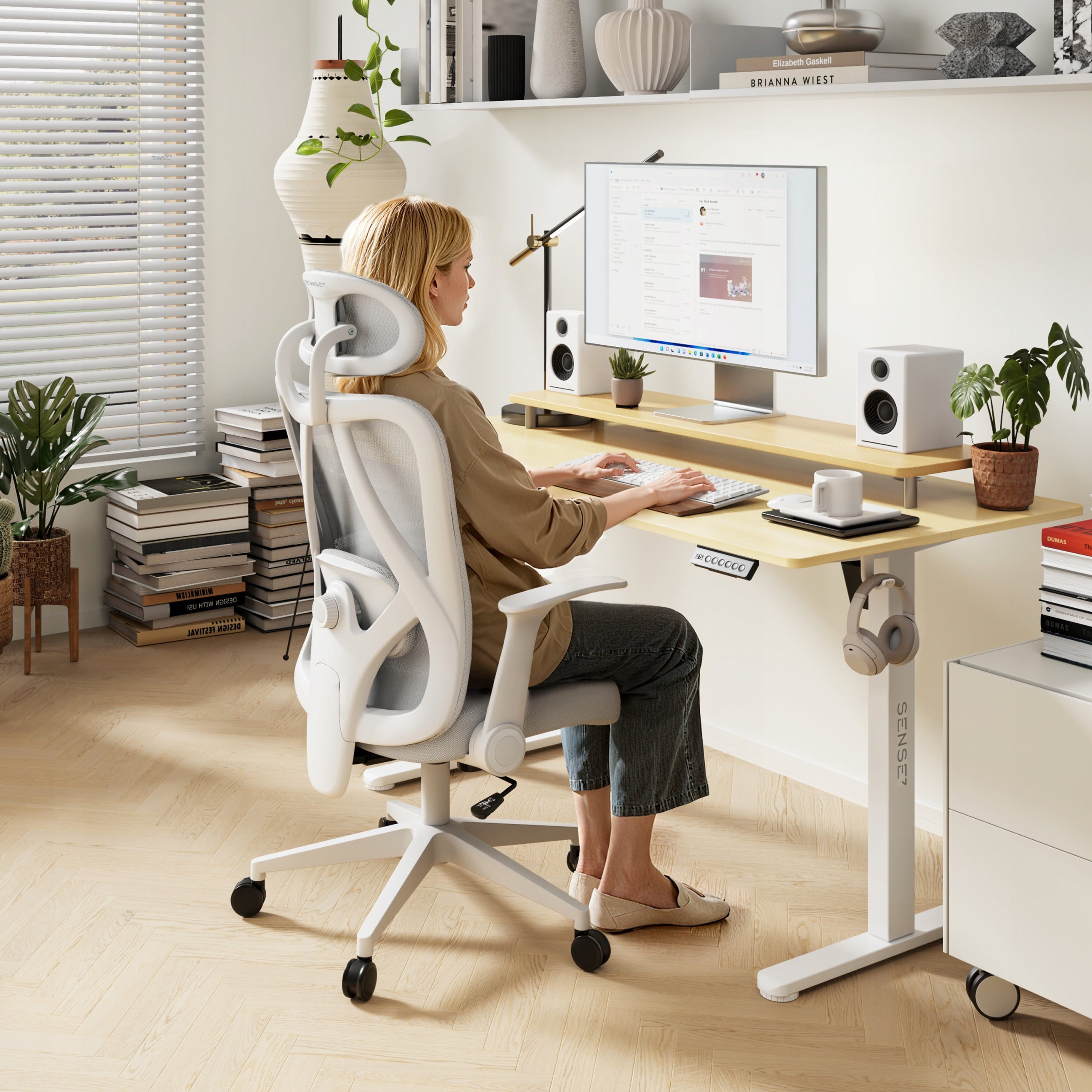 Office Chair Ergonomic Swivel Chair Material Grey Sense7 Noxo Medical device no