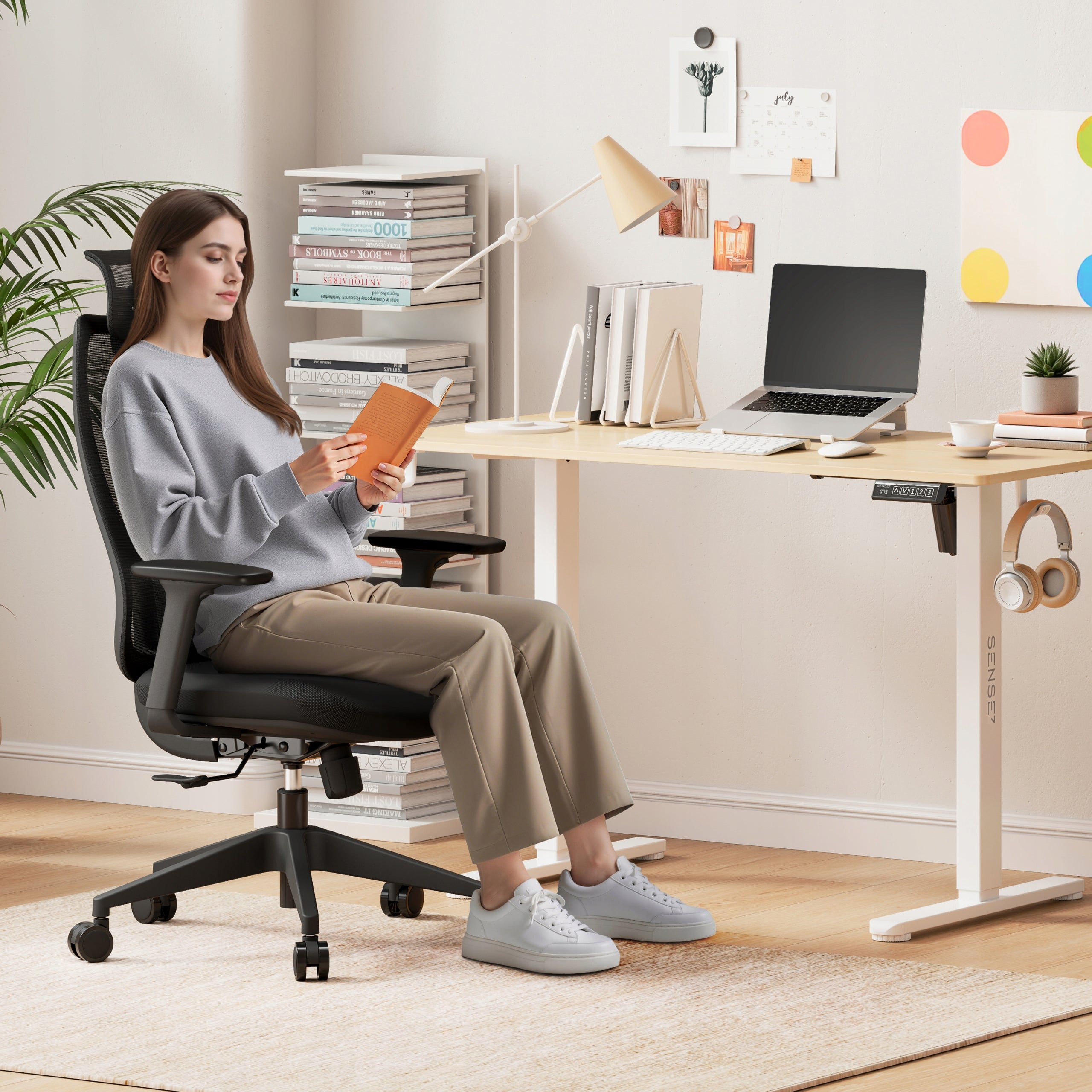 Office Chair Ergonomic Swivel Chair Material Health and Safety - Sense7 Moyo Packaging status original
