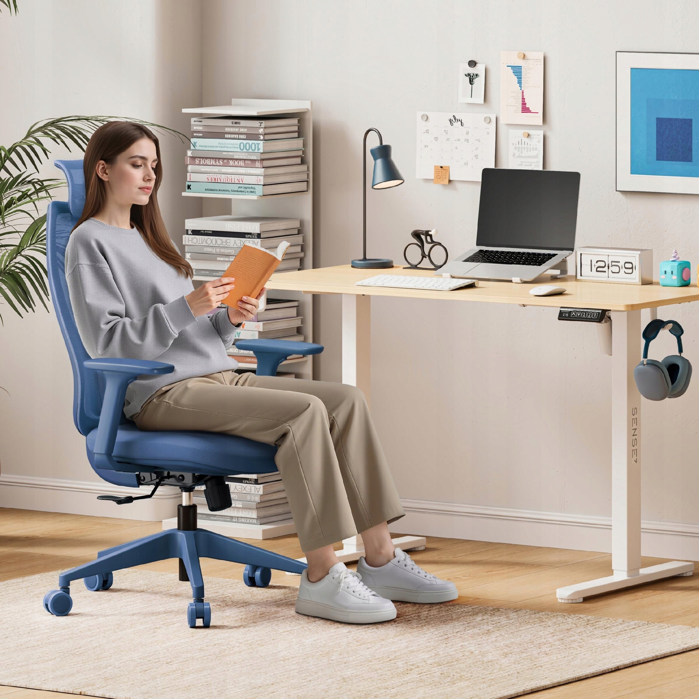 Office Chair Ergonomic Swivel Chair Office Material Sense7 Moyo Packaging status original