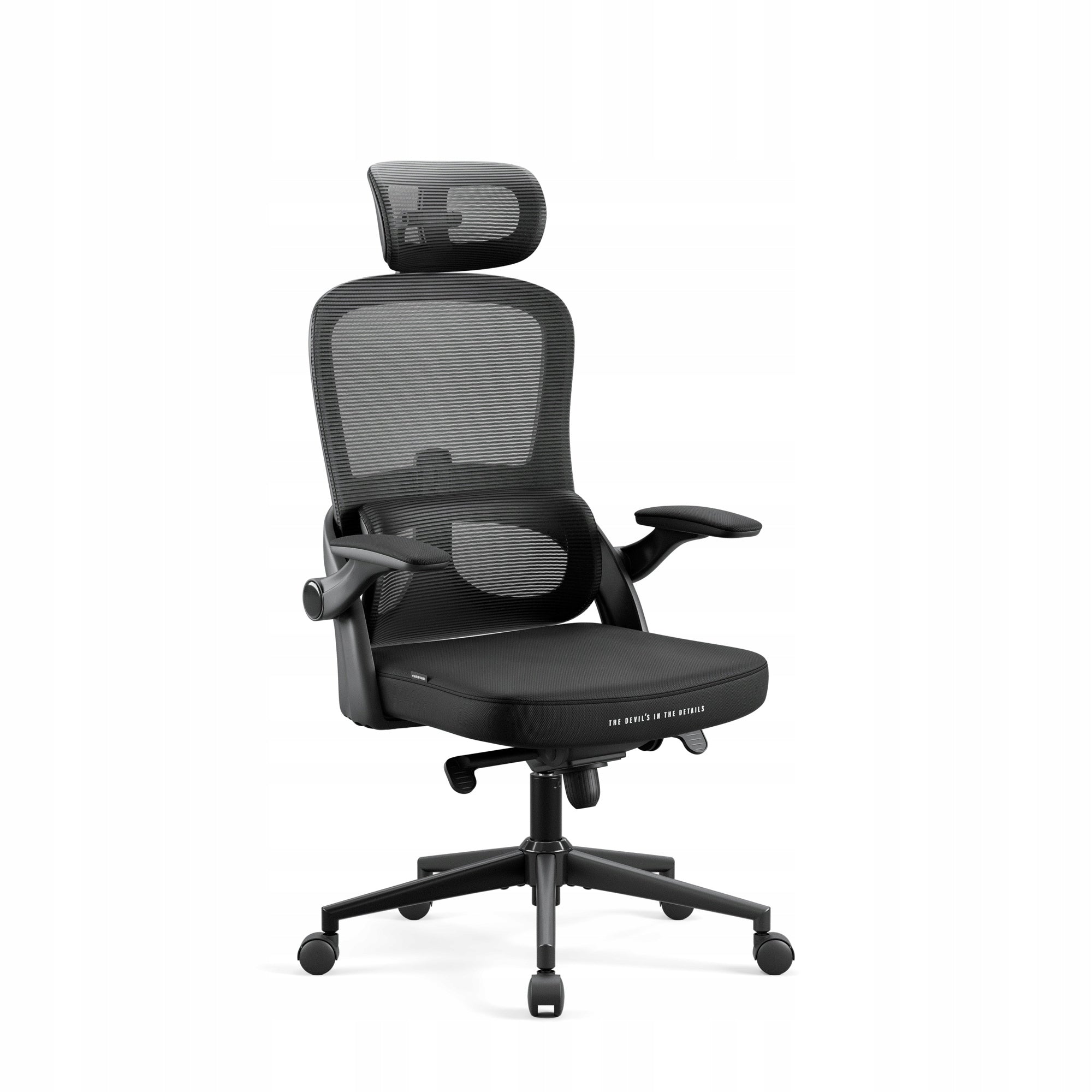 Office Chair Ergonomic Swivel for Work DIABLO V-Light Black