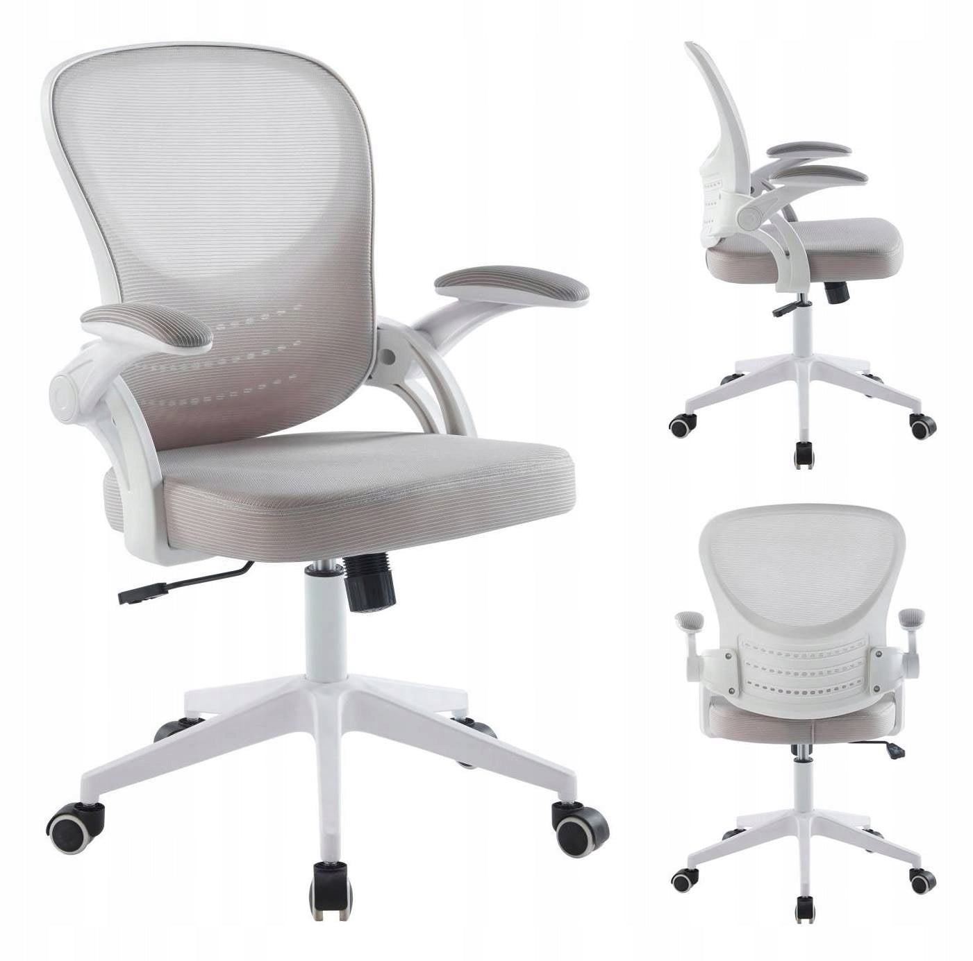 Office Chair FELIX Grey Swivel Mesh for Youth Armchair up to 110 kg