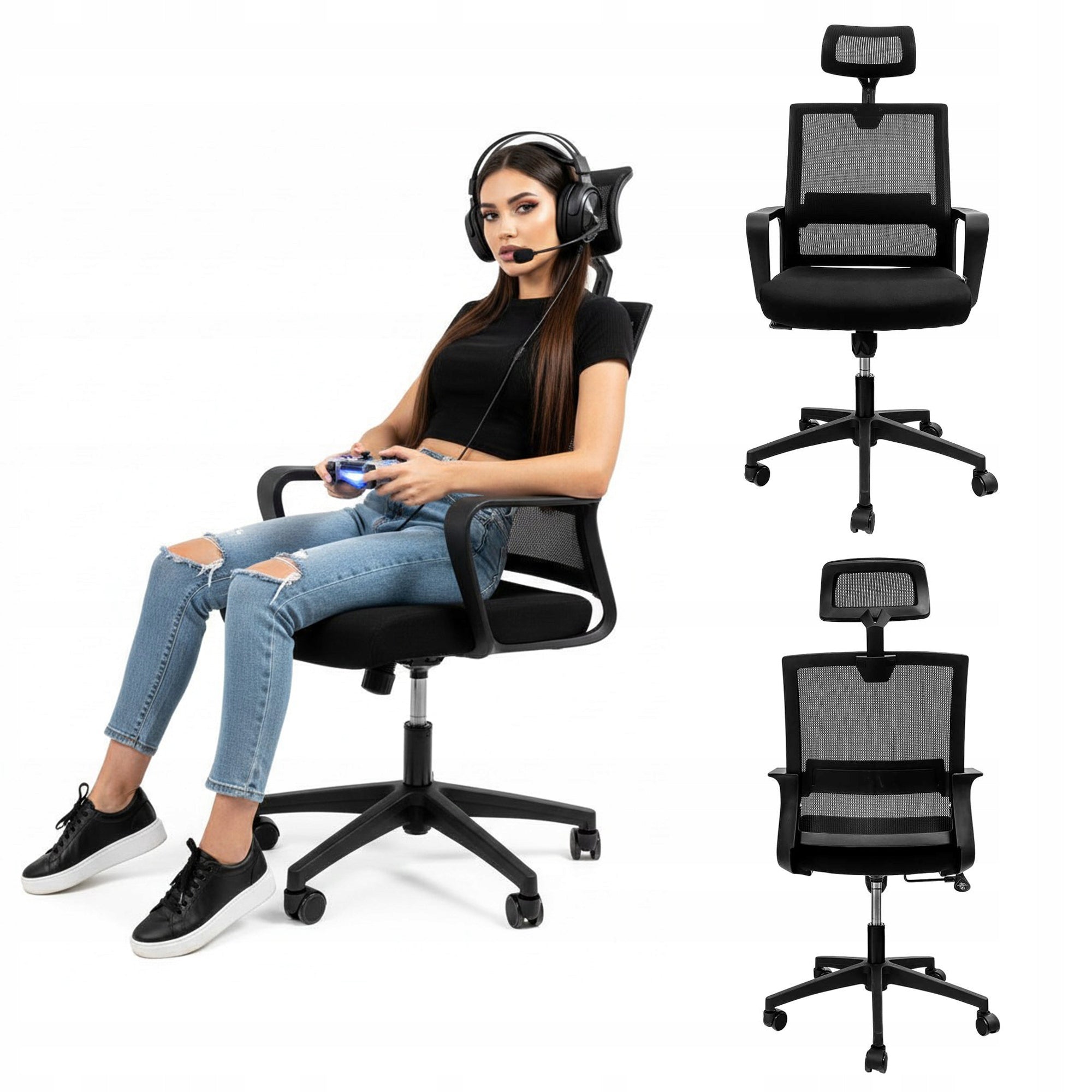 Office Chair FURVERO Swivel Ergonomic Comfortable for Office Basic Plus