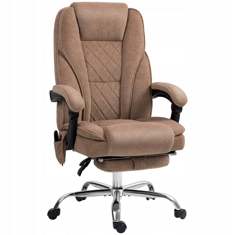 Office Chair Fabric 360 Swivel Ergonomic Brown 72x67x119 cm Desk Chair Manufacturer code 4932106468117
