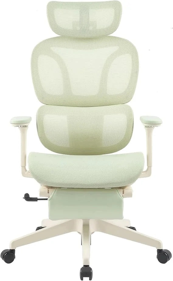 Office Chair Flexispot C7 Ergonomic with Footrest Mesh Green