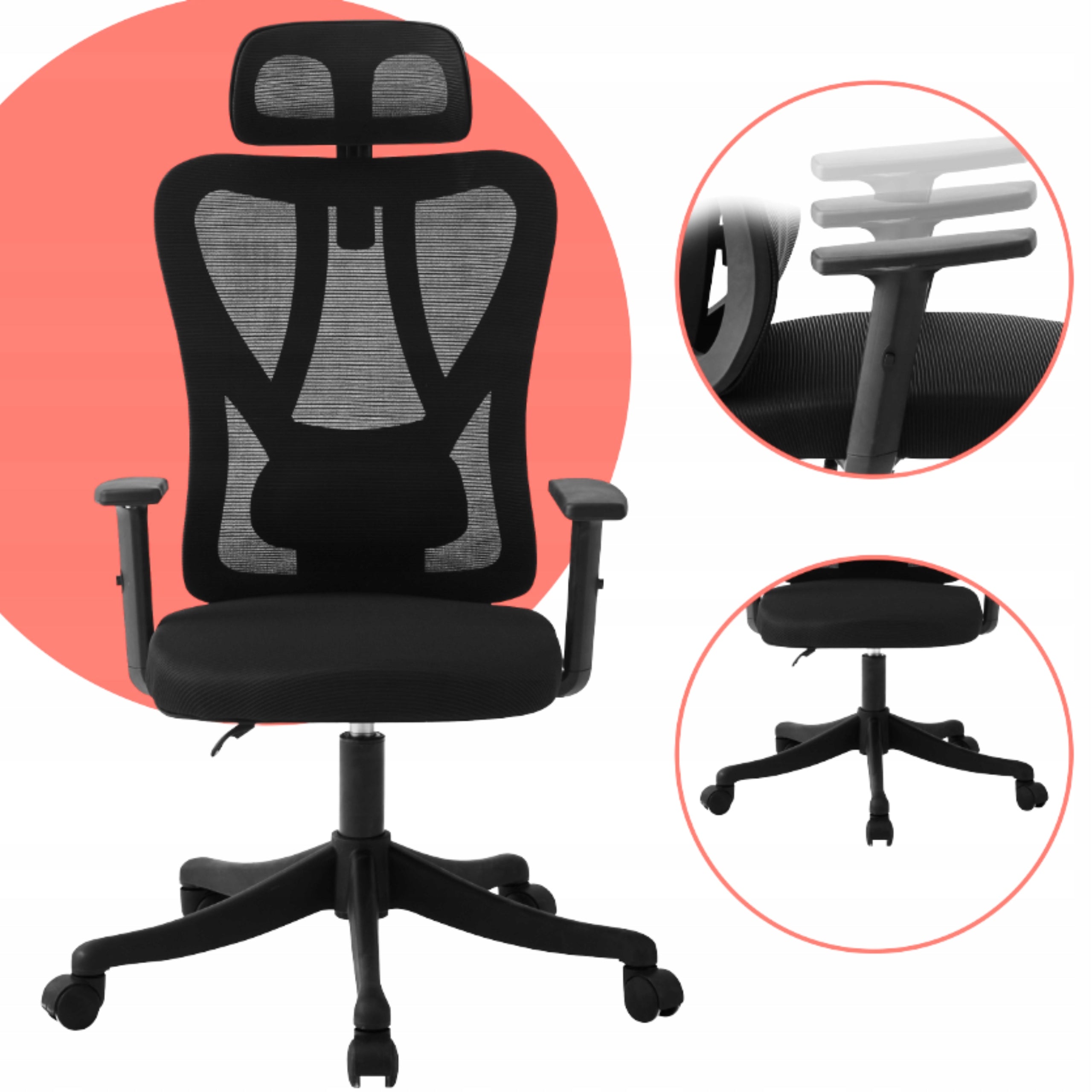 Office Chair Gaming Chair Ergonomic Adjustable Armrests Manufacturer code C4GG