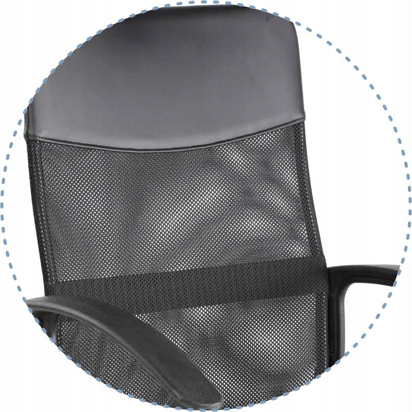 Office Chair JOHNNY Rotating Black Mesh For Children Adjustable 100kg Manufacturer code FF-JO-02