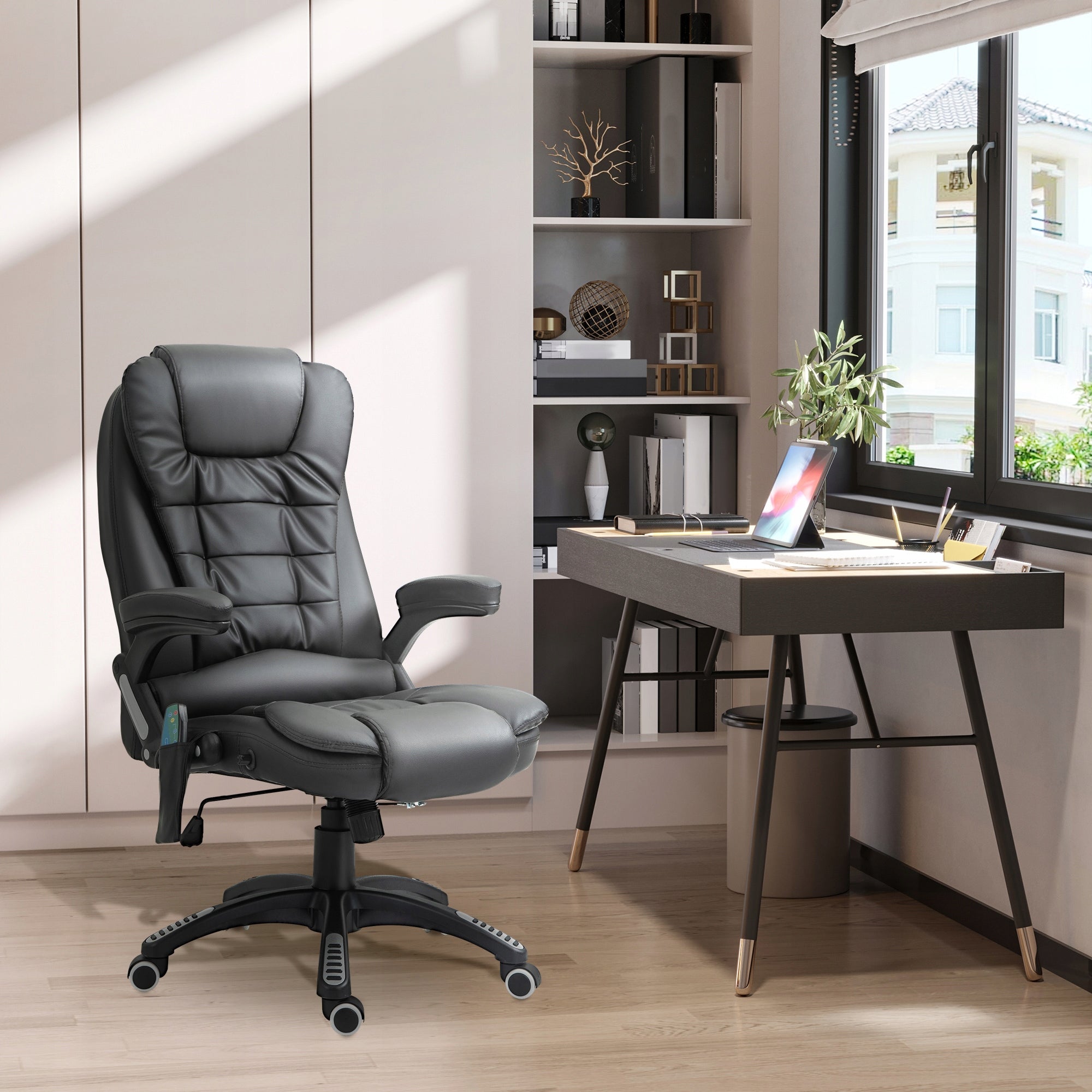 Office Chair Massaging Chair for Cabinet Office 6 Massage Points Brand Homcom