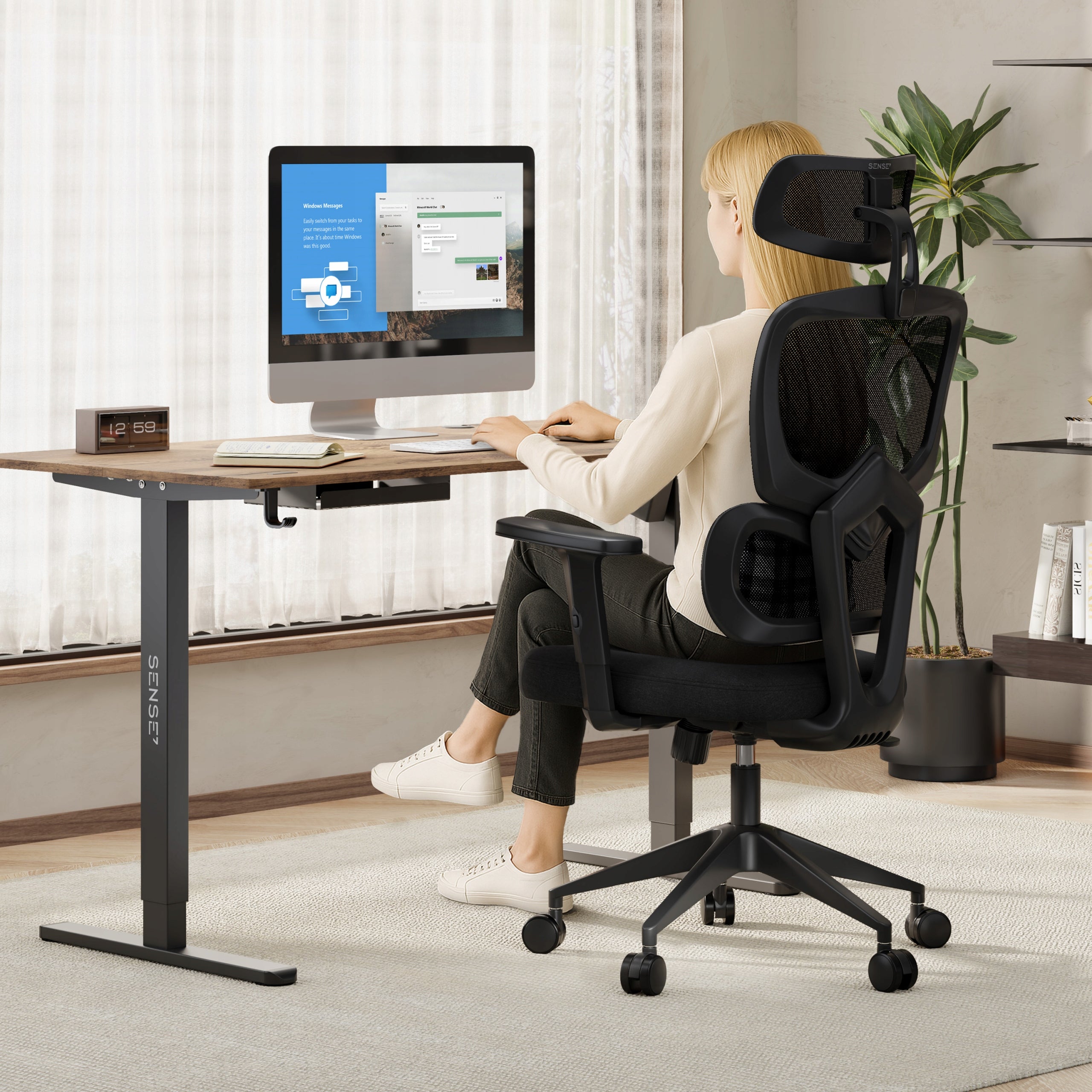 Office Chair Material Office Chair Swivel Adjustable Sense7 VENO Manufacturer code 13182080