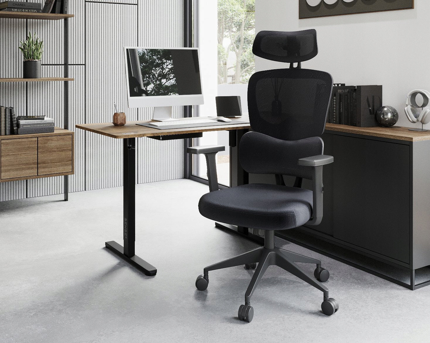 Office Chair Material Office Chair Swivel Adjustable Sense7 VENO Packaging status original