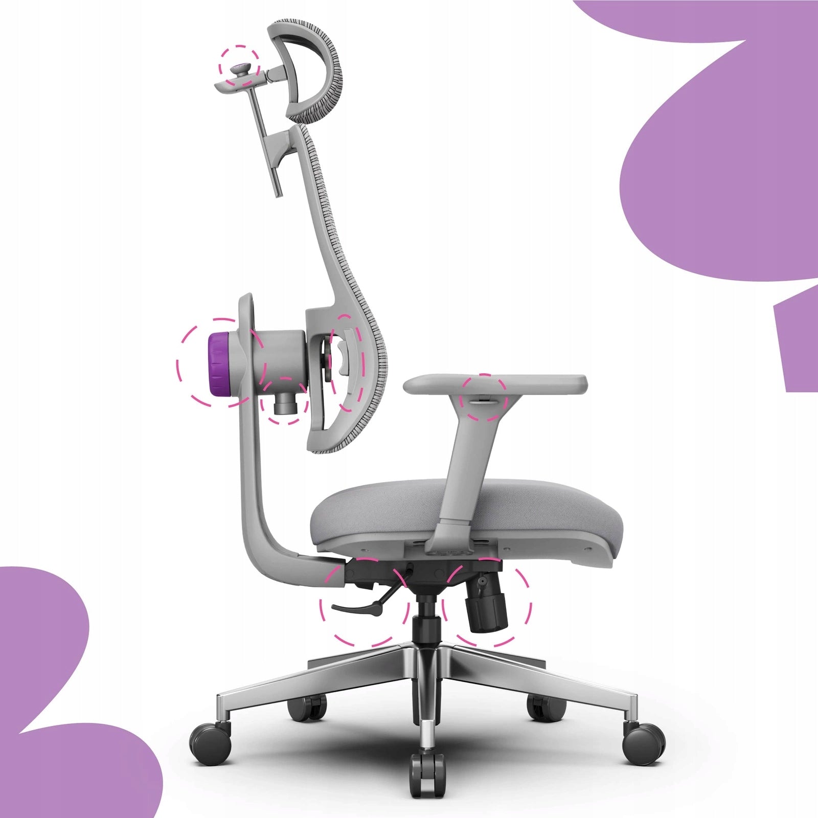 Office Chair Material Office Chair Swivel Adjustable Spacetronik Manufacturer code SPC-LUMBO-11G
